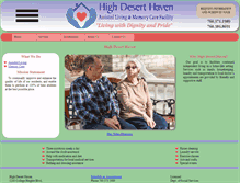 Tablet Screenshot of highdeserthaven.com